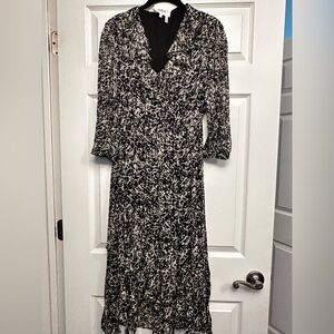 Elegant ba&sh Black and White Women's Dress